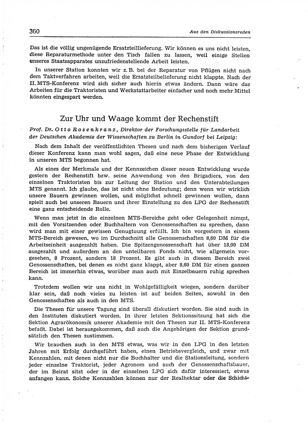 Neuer Weg (NW), Organ des Zentralkomitees (ZK) der SED (Sozialistische Einheitspartei Deutschlands) für Fragen des Parteiaufbaus und des Parteilebens, [Deutsche Demokratische Republik (DDR)] 13. Jahrgang 1958, Seite 360 (NW ZK SED DDR 1958, S. 360)