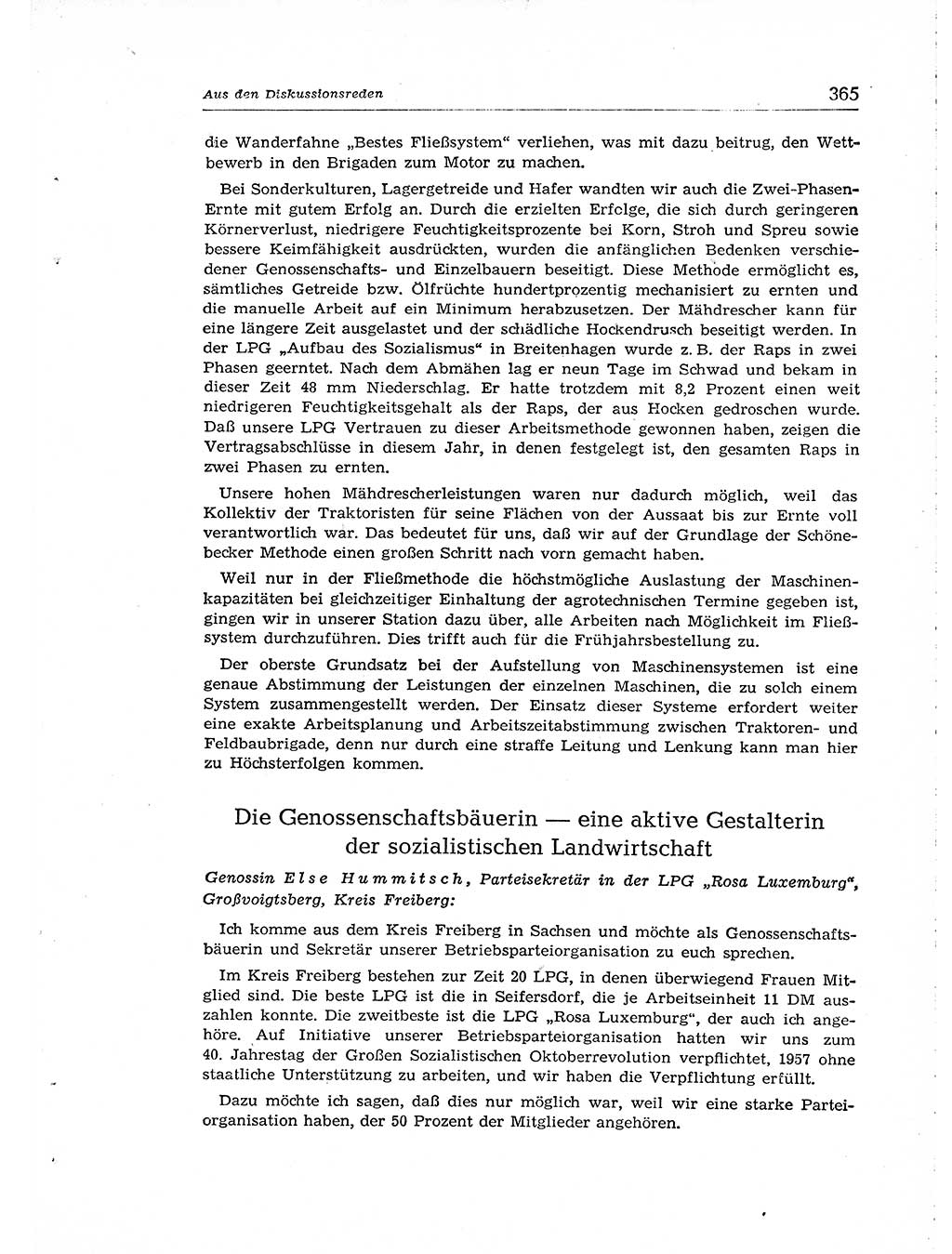 Neuer Weg (NW), Organ des Zentralkomitees (ZK) der SED (Sozialistische Einheitspartei Deutschlands) für Fragen des Parteiaufbaus und des Parteilebens, [Deutsche Demokratische Republik (DDR)] 13. Jahrgang 1958, Seite 365 (NW ZK SED DDR 1958, S. 365)