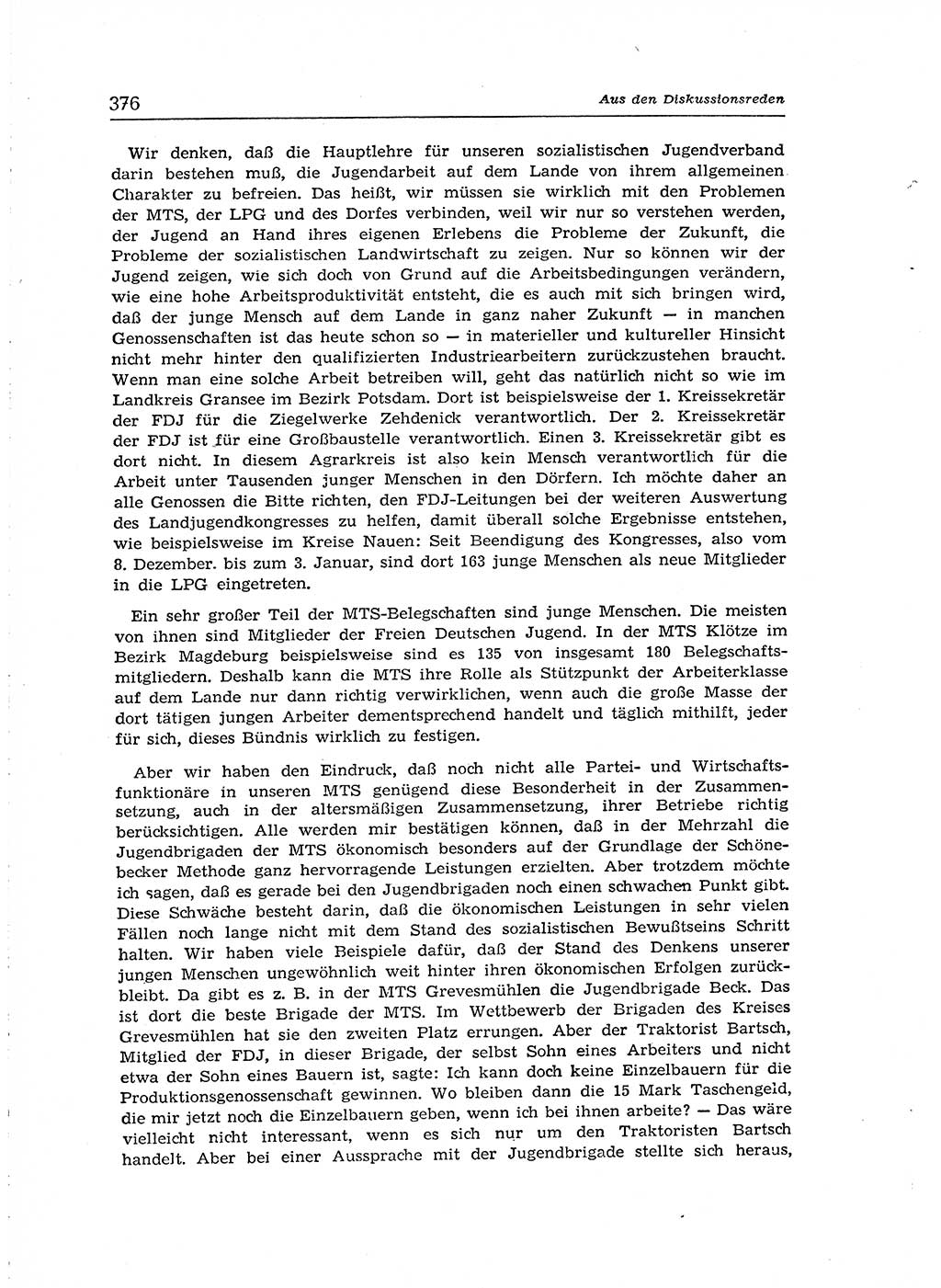 Neuer Weg (NW), Organ des Zentralkomitees (ZK) der SED (Sozialistische Einheitspartei Deutschlands) für Fragen des Parteiaufbaus und des Parteilebens, [Deutsche Demokratische Republik (DDR)] 13. Jahrgang 1958, Seite 376 (NW ZK SED DDR 1958, S. 376)