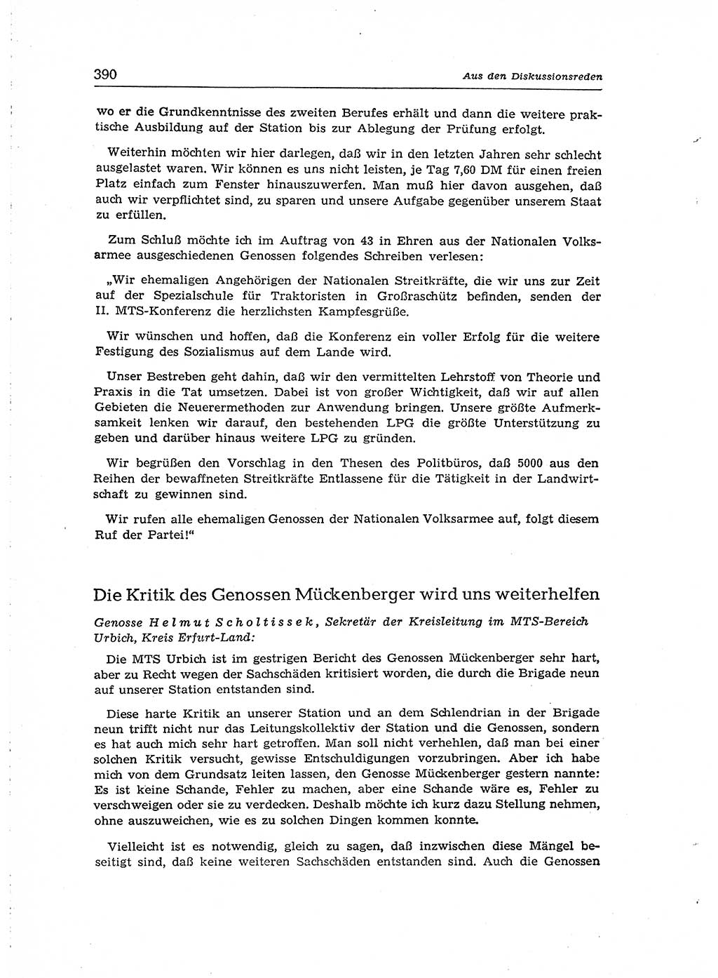 Neuer Weg (NW), Organ des Zentralkomitees (ZK) der SED (Sozialistische Einheitspartei Deutschlands) für Fragen des Parteiaufbaus und des Parteilebens, [Deutsche Demokratische Republik (DDR)] 13. Jahrgang 1958, Seite 390 (NW ZK SED DDR 1958, S. 390)