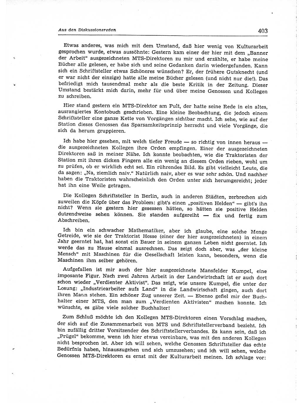 Neuer Weg (NW), Organ des Zentralkomitees (ZK) der SED (Sozialistische Einheitspartei Deutschlands) für Fragen des Parteiaufbaus und des Parteilebens, [Deutsche Demokratische Republik (DDR)] 13. Jahrgang 1958, Seite 403 (NW ZK SED DDR 1958, S. 403)