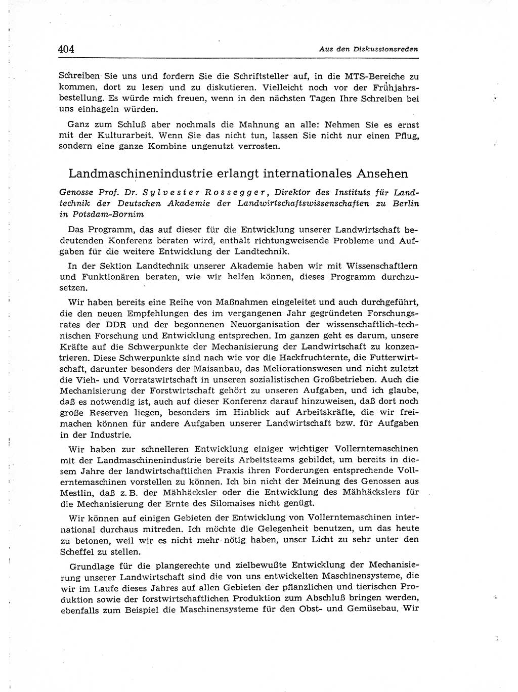 Neuer Weg (NW), Organ des Zentralkomitees (ZK) der SED (Sozialistische Einheitspartei Deutschlands) für Fragen des Parteiaufbaus und des Parteilebens, [Deutsche Demokratische Republik (DDR)] 13. Jahrgang 1958, Seite 404 (NW ZK SED DDR 1958, S. 404)