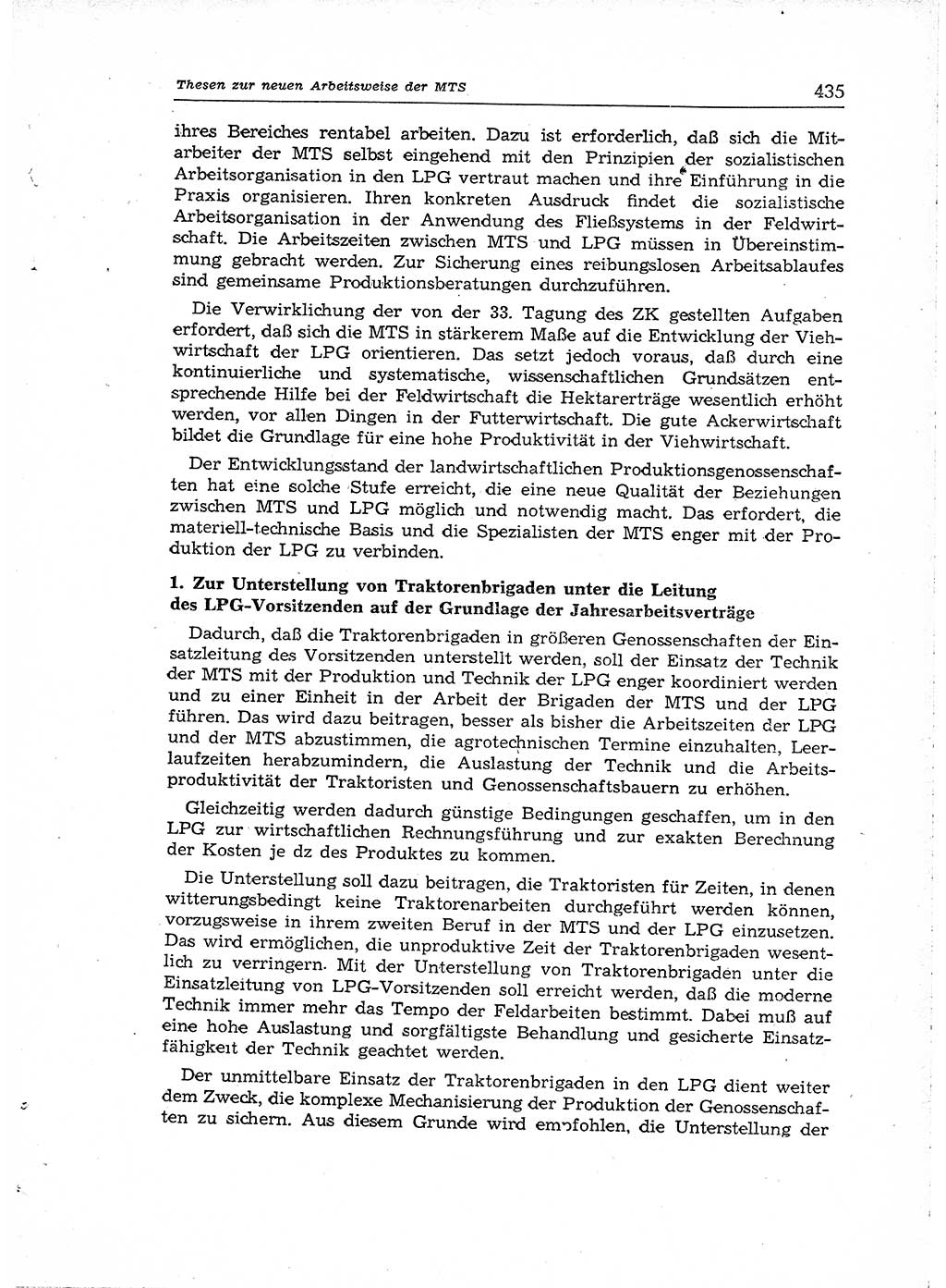 Neuer Weg (NW), Organ des Zentralkomitees (ZK) der SED (Sozialistische Einheitspartei Deutschlands) für Fragen des Parteiaufbaus und des Parteilebens, [Deutsche Demokratische Republik (DDR)] 13. Jahrgang 1958, Seite 435 (NW ZK SED DDR 1958, S. 435)