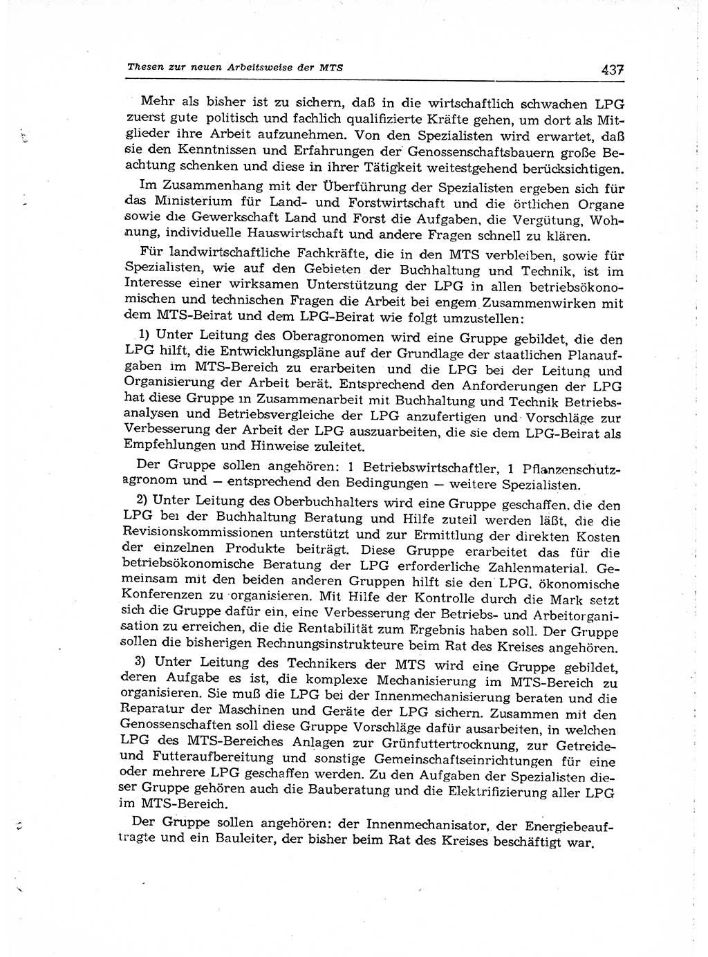 Neuer Weg (NW), Organ des Zentralkomitees (ZK) der SED (Sozialistische Einheitspartei Deutschlands) für Fragen des Parteiaufbaus und des Parteilebens, [Deutsche Demokratische Republik (DDR)] 13. Jahrgang 1958, Seite 437 (NW ZK SED DDR 1958, S. 437)