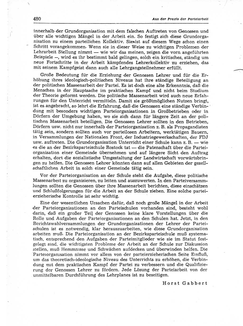 Neuer Weg (NW), Organ des Zentralkomitees (ZK) der SED (Sozialistische Einheitspartei Deutschlands) für Fragen des Parteiaufbaus und des Parteilebens, [Deutsche Demokratische Republik (DDR)] 13. Jahrgang 1958, Seite 480 (NW ZK SED DDR 1958, S. 480)