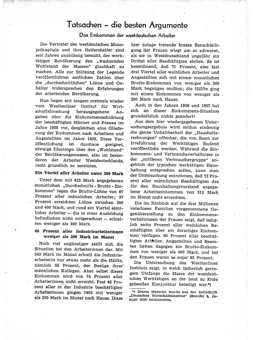 Neuer Weg (NW), Organ des Zentralkomitees (ZK) der SED (Sozialistische Einheitspartei Deutschlands) für Fragen des Parteiaufbaus und des Parteilebens, [Deutsche Demokratische Republik (DDR)] 13. Jahrgang 1958, Seite 493 (NW ZK SED DDR 1958, S. 493)
