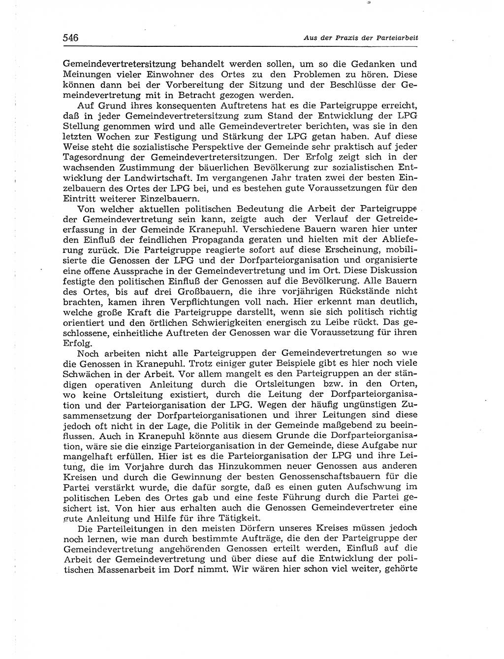 Neuer Weg (NW), Organ des Zentralkomitees (ZK) der SED (Sozialistische Einheitspartei Deutschlands) für Fragen des Parteiaufbaus und des Parteilebens, [Deutsche Demokratische Republik (DDR)] 13. Jahrgang 1958, Seite 546 (NW ZK SED DDR 1958, S. 546)