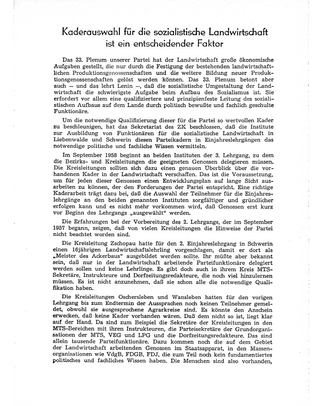 Neuer Weg (NW), Organ des Zentralkomitees (ZK) der SED (Sozialistische Einheitspartei Deutschlands) für Fragen des Parteiaufbaus und des Parteilebens, [Deutsche Demokratische Republik (DDR)] 13. Jahrgang 1958, Seite 621 (NW ZK SED DDR 1958, S. 621)