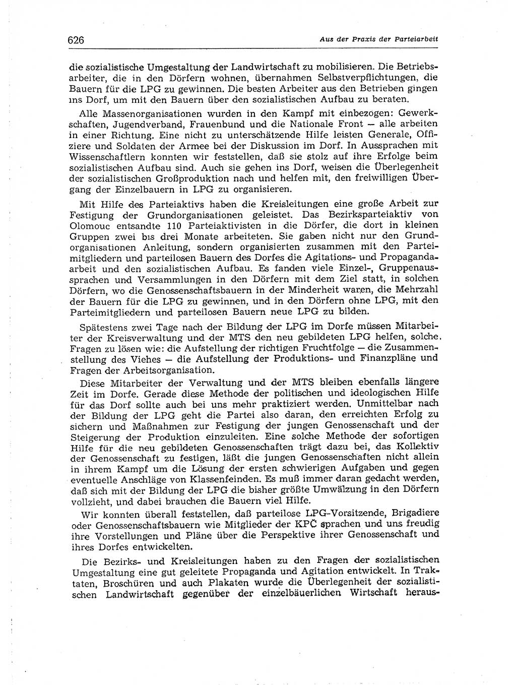Neuer Weg (NW), Organ des Zentralkomitees (ZK) der SED (Sozialistische Einheitspartei Deutschlands) für Fragen des Parteiaufbaus und des Parteilebens, [Deutsche Demokratische Republik (DDR)] 13. Jahrgang 1958, Seite 626 (NW ZK SED DDR 1958, S. 626)