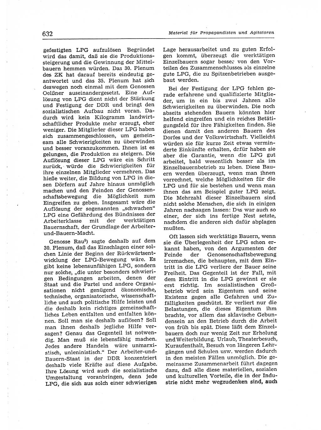 Neuer Weg (NW), Organ des Zentralkomitees (ZK) der SED (Sozialistische Einheitspartei Deutschlands) für Fragen des Parteiaufbaus und des Parteilebens, [Deutsche Demokratische Republik (DDR)] 13. Jahrgang 1958, Seite 632 (NW ZK SED DDR 1958, S. 632)
