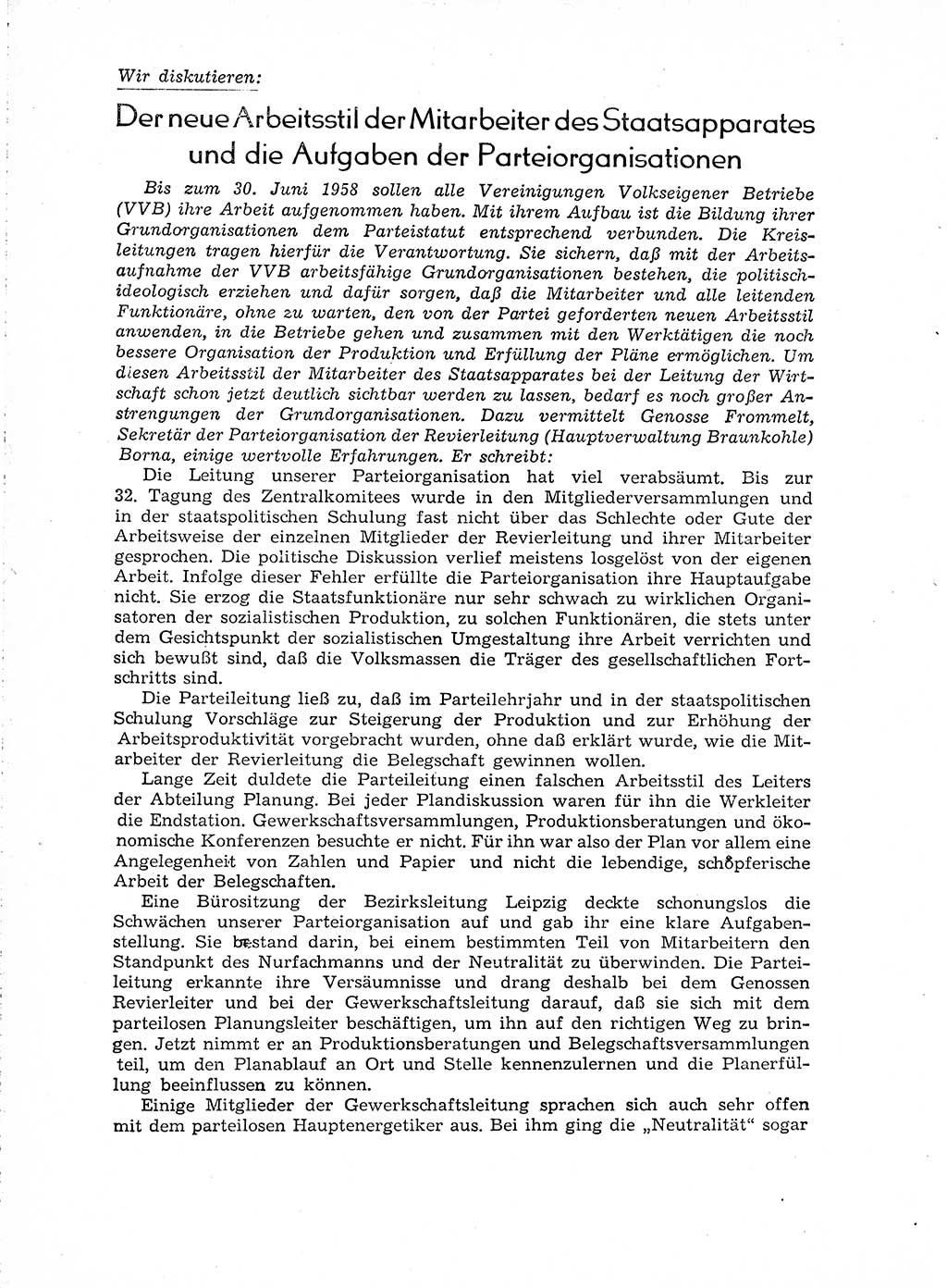 Neuer Weg (NW), Organ des Zentralkomitees (ZK) der SED (Sozialistische Einheitspartei Deutschlands) für Fragen des Parteiaufbaus und des Parteilebens, [Deutsche Demokratische Republik (DDR)] 13. Jahrgang 1958, Seite 682 (NW ZK SED DDR 1958, S. 682)