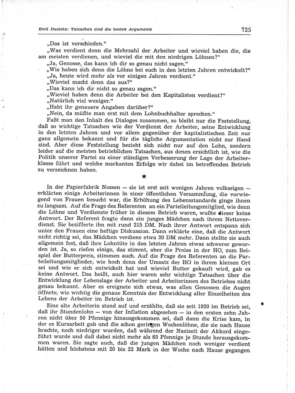 Neuer Weg (NW), Organ des Zentralkomitees (ZK) der SED (Sozialistische Einheitspartei Deutschlands) für Fragen des Parteiaufbaus und des Parteilebens, [Deutsche Demokratische Republik (DDR)] 13. Jahrgang 1958, Seite 725 (NW ZK SED DDR 1958, S. 725)