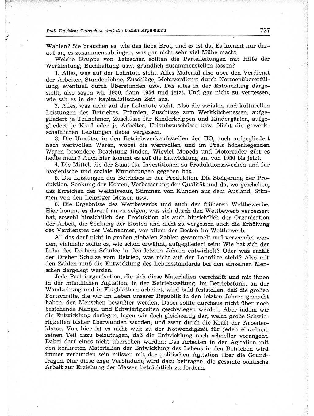 Neuer Weg (NW), Organ des Zentralkomitees (ZK) der SED (Sozialistische Einheitspartei Deutschlands) für Fragen des Parteiaufbaus und des Parteilebens, [Deutsche Demokratische Republik (DDR)] 13. Jahrgang 1958, Seite 727 (NW ZK SED DDR 1958, S. 727)
