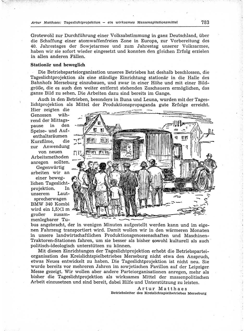 Neuer Weg (NW), Organ des Zentralkomitees (ZK) der SED (Sozialistische Einheitspartei Deutschlands) für Fragen des Parteiaufbaus und des Parteilebens, [Deutsche Demokratische Republik (DDR)] 13. Jahrgang 1958, Seite 783 (NW ZK SED DDR 1958, S. 783)