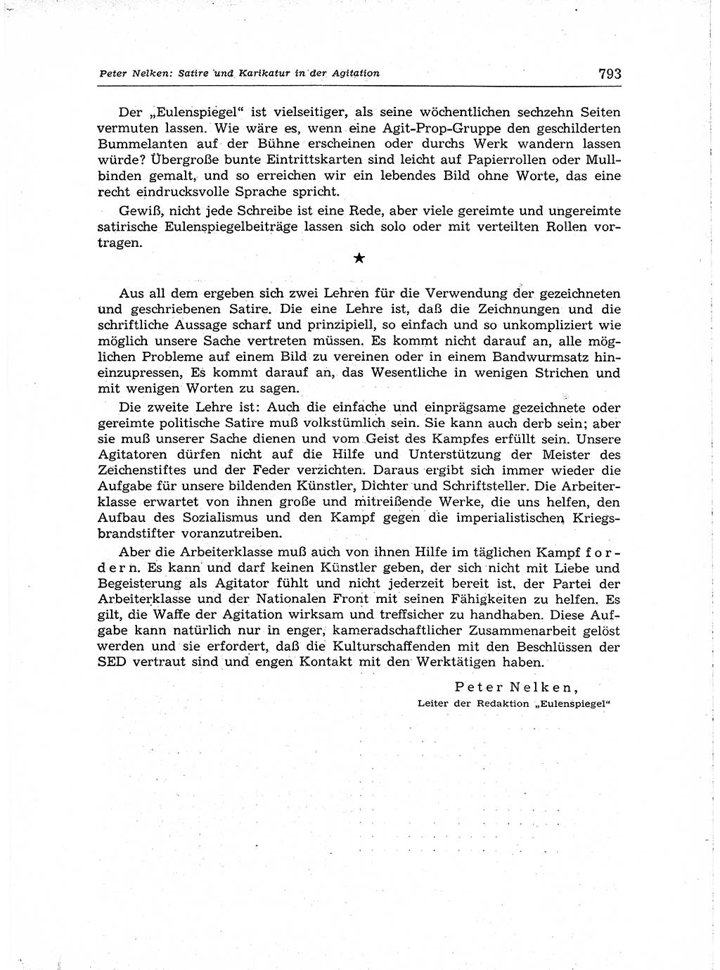 Neuer Weg (NW), Organ des Zentralkomitees (ZK) der SED (Sozialistische Einheitspartei Deutschlands) für Fragen des Parteiaufbaus und des Parteilebens, [Deutsche Demokratische Republik (DDR)] 13. Jahrgang 1958, Seite 793 (NW ZK SED DDR 1958, S. 793)