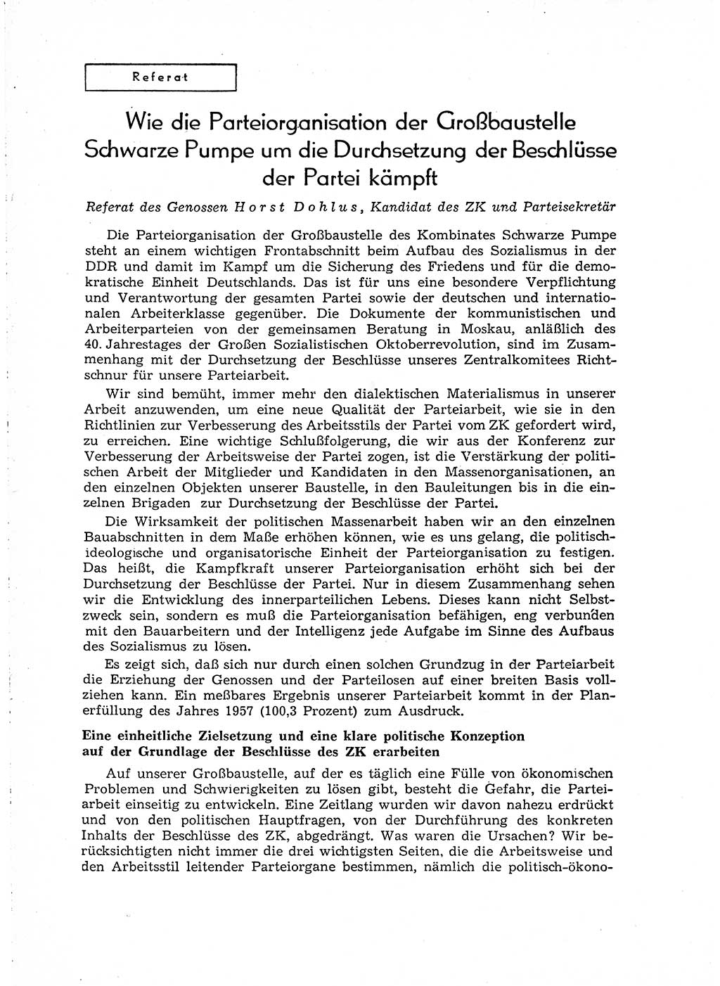 Neuer Weg (NW), Organ des Zentralkomitees (ZK) der SED (Sozialistische Einheitspartei Deutschlands) für Fragen des Parteiaufbaus und des Parteilebens, [Deutsche Demokratische Republik (DDR)] 13. Jahrgang 1958, Seite 810 (NW ZK SED DDR 1958, S. 810)