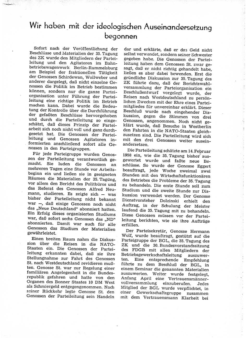 Neuer Weg (NW), Organ des Zentralkomitees (ZK) der SED (Sozialistische Einheitspartei Deutschlands) für Fragen des Parteiaufbaus und des Parteilebens, [Deutsche Demokratische Republik (DDR)] 13. Jahrgang 1958, Seite 873 (NW ZK SED DDR 1958, S. 873)
