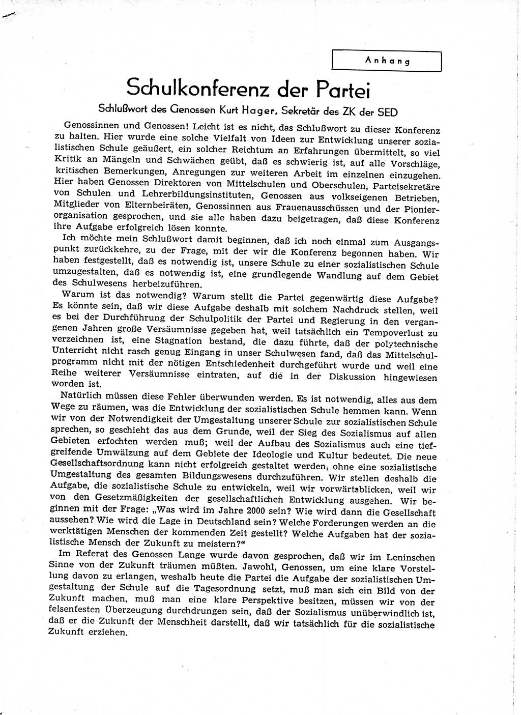 Neuer Weg (NW), Organ des Zentralkomitees (ZK) der SED (Sozialistische Einheitspartei Deutschlands) für Fragen des Parteiaufbaus und des Parteilebens, [Deutsche Demokratische Republik (DDR)] 13. Jahrgang 1958, Seite 883 (NW ZK SED DDR 1958, S. 883)