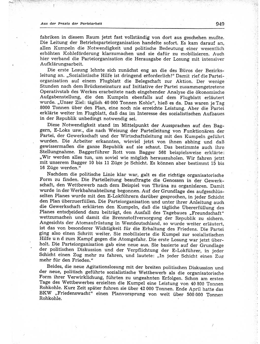 Neuer Weg (NW), Organ des Zentralkomitees (ZK) der SED (Sozialistische Einheitspartei Deutschlands) für Fragen des Parteiaufbaus und des Parteilebens, [Deutsche Demokratische Republik (DDR)] 13. Jahrgang 1958, Seite 949 (NW ZK SED DDR 1958, S. 949)