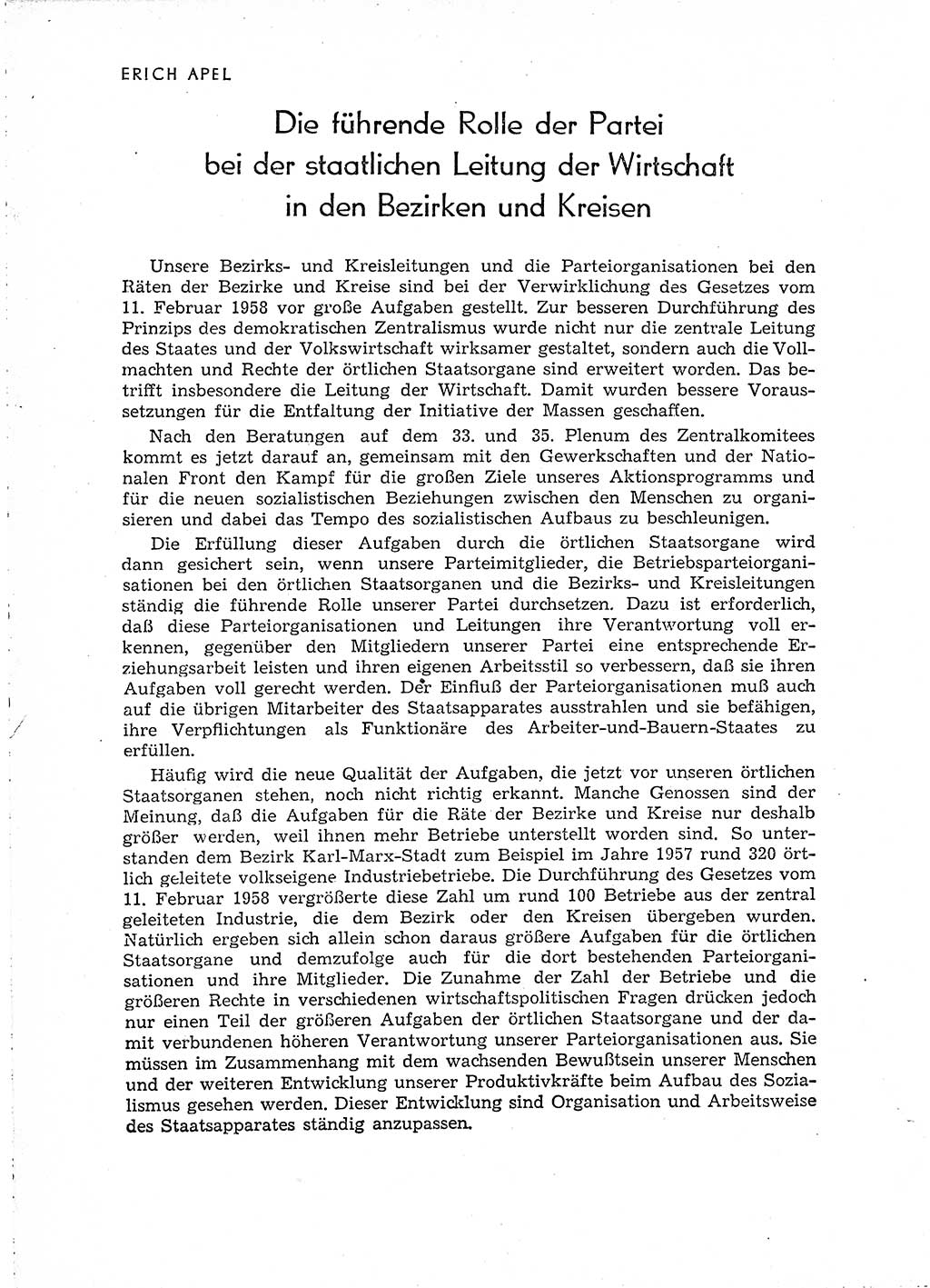 Neuer Weg (NW), Organ des Zentralkomitees (ZK) der SED (Sozialistische Einheitspartei Deutschlands) für Fragen des Parteiaufbaus und des Parteilebens, [Deutsche Demokratische Republik (DDR)] 13. Jahrgang 1958, Seite 1026 (NW ZK SED DDR 1958, S. 1026)
