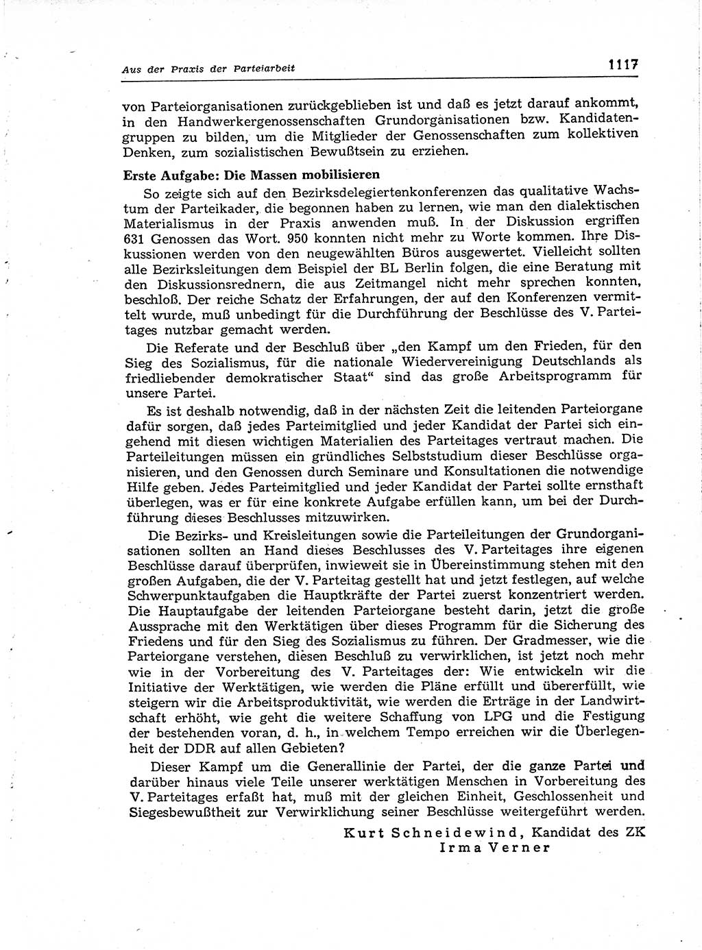 Neuer Weg (NW), Organ des Zentralkomitees (ZK) der SED (Sozialistische Einheitspartei Deutschlands) für Fragen des Parteiaufbaus und des Parteilebens, [Deutsche Demokratische Republik (DDR)] 13. Jahrgang 1958, Seite 1117 (NW ZK SED DDR 1958, S. 1117)