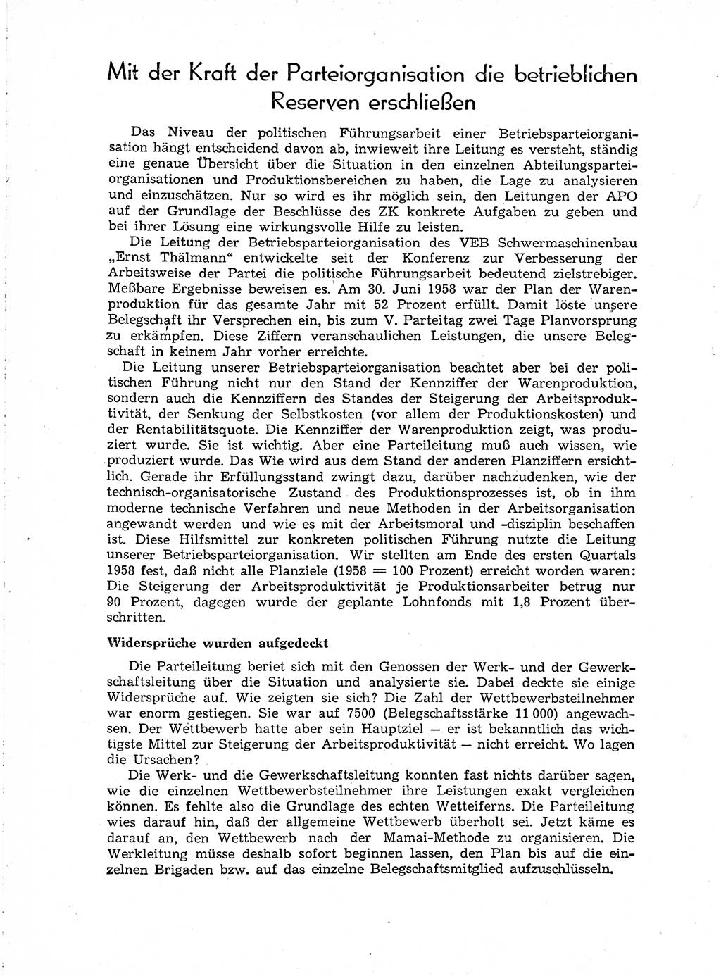 Neuer Weg (NW), Organ des Zentralkomitees (ZK) der SED (Sozialistische Einheitspartei Deutschlands) für Fragen des Parteiaufbaus und des Parteilebens, [Deutsche Demokratische Republik (DDR)] 13. Jahrgang 1958, Seite 1124 (NW ZK SED DDR 1958, S. 1124)