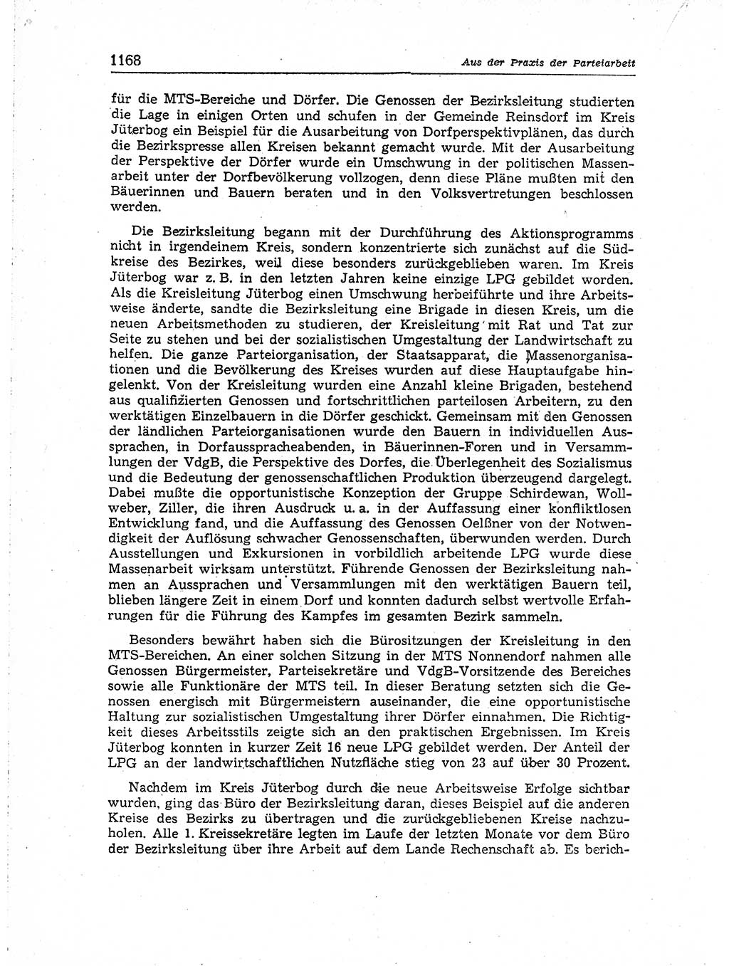 Neuer Weg (NW), Organ des Zentralkomitees (ZK) der SED (Sozialistische Einheitspartei Deutschlands) für Fragen des Parteiaufbaus und des Parteilebens, [Deutsche Demokratische Republik (DDR)] 13. Jahrgang 1958, Seite 1168 (NW ZK SED DDR 1958, S. 1168)