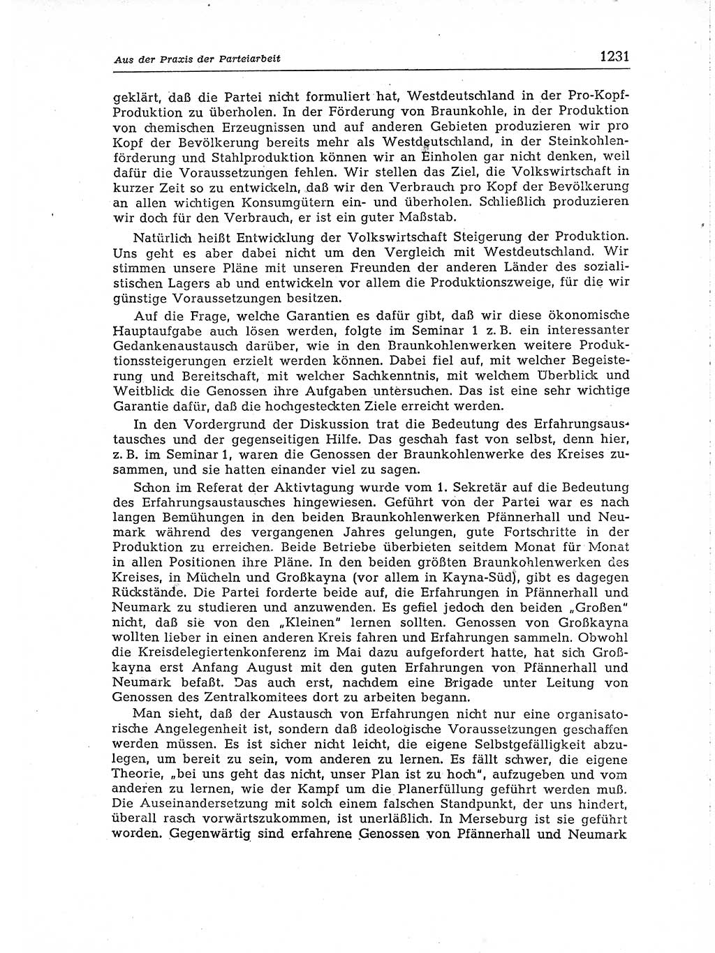 Neuer Weg (NW), Organ des Zentralkomitees (ZK) der SED (Sozialistische Einheitspartei Deutschlands) für Fragen des Parteiaufbaus und des Parteilebens, [Deutsche Demokratische Republik (DDR)] 13. Jahrgang 1958, Seite 1231 (NW ZK SED DDR 1958, S. 1231)