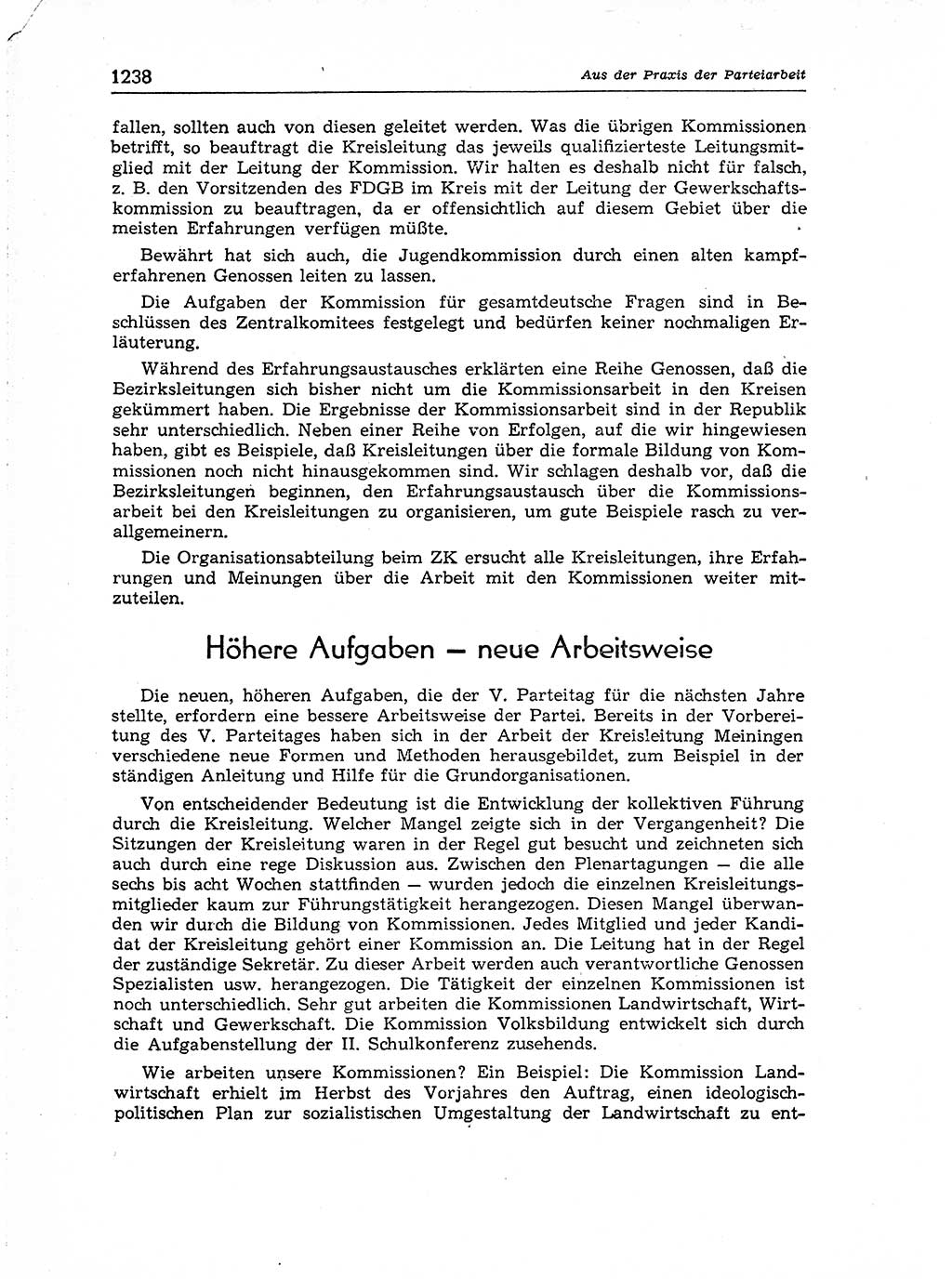 Neuer Weg (NW), Organ des Zentralkomitees (ZK) der SED (Sozialistische Einheitspartei Deutschlands) für Fragen des Parteiaufbaus und des Parteilebens, [Deutsche Demokratische Republik (DDR)] 13. Jahrgang 1958, Seite 1238 (NW ZK SED DDR 1958, S. 1238)