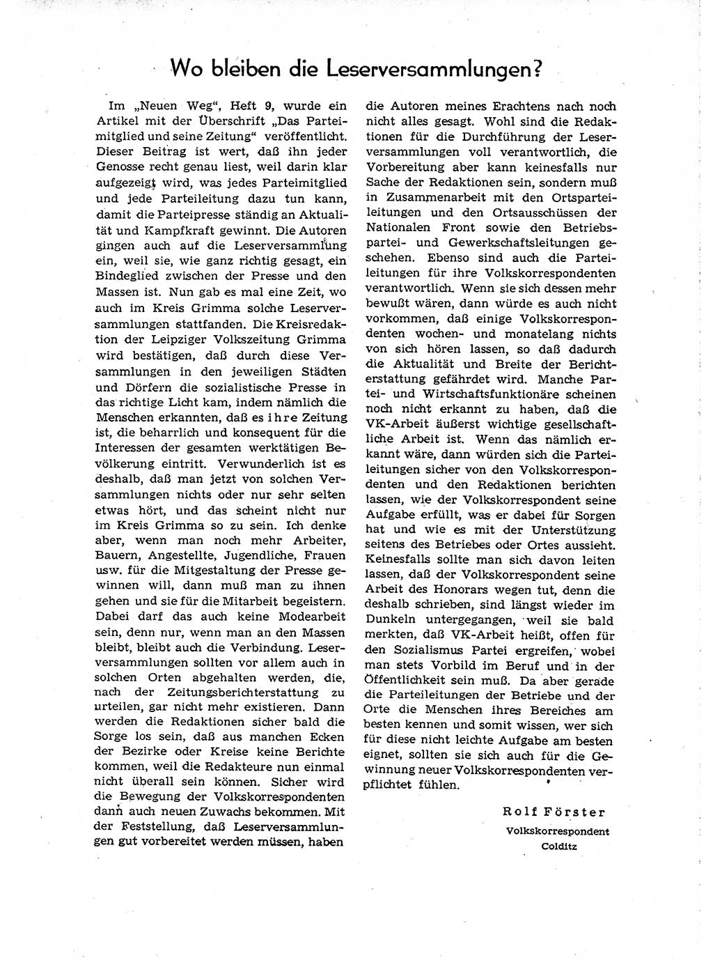 Neuer Weg (NW), Organ des Zentralkomitees (ZK) der SED (Sozialistische Einheitspartei Deutschlands) für Fragen des Parteiaufbaus und des Parteilebens, [Deutsche Demokratische Republik (DDR)] 13. Jahrgang 1958, Seite 1277 (NW ZK SED DDR 1958, S. 1277)