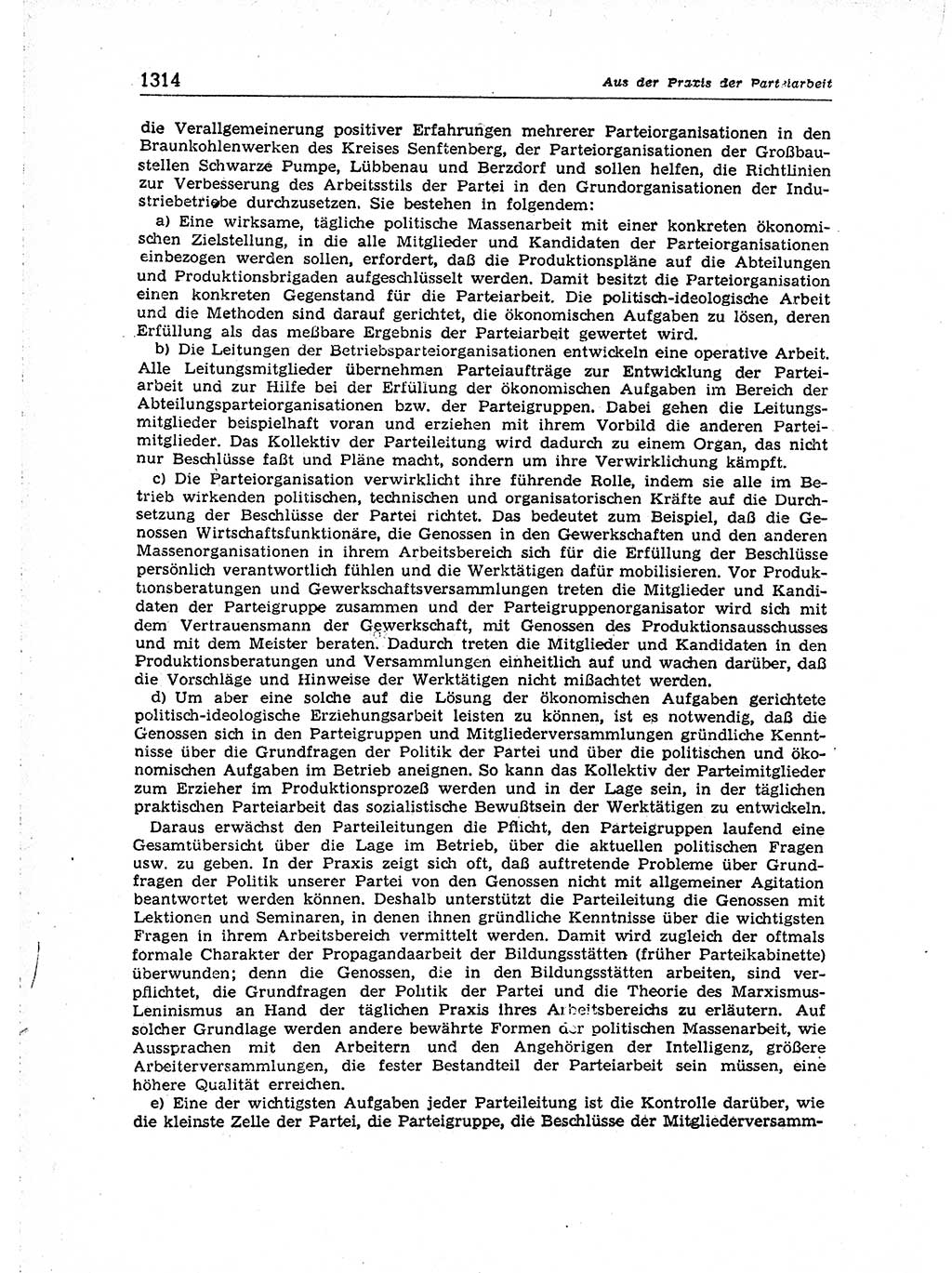 Neuer Weg (NW), Organ des Zentralkomitees (ZK) der SED (Sozialistische Einheitspartei Deutschlands) für Fragen des Parteiaufbaus und des Parteilebens, [Deutsche Demokratische Republik (DDR)] 13. Jahrgang 1958, Seite 1314 (NW ZK SED DDR 1958, S. 1314)