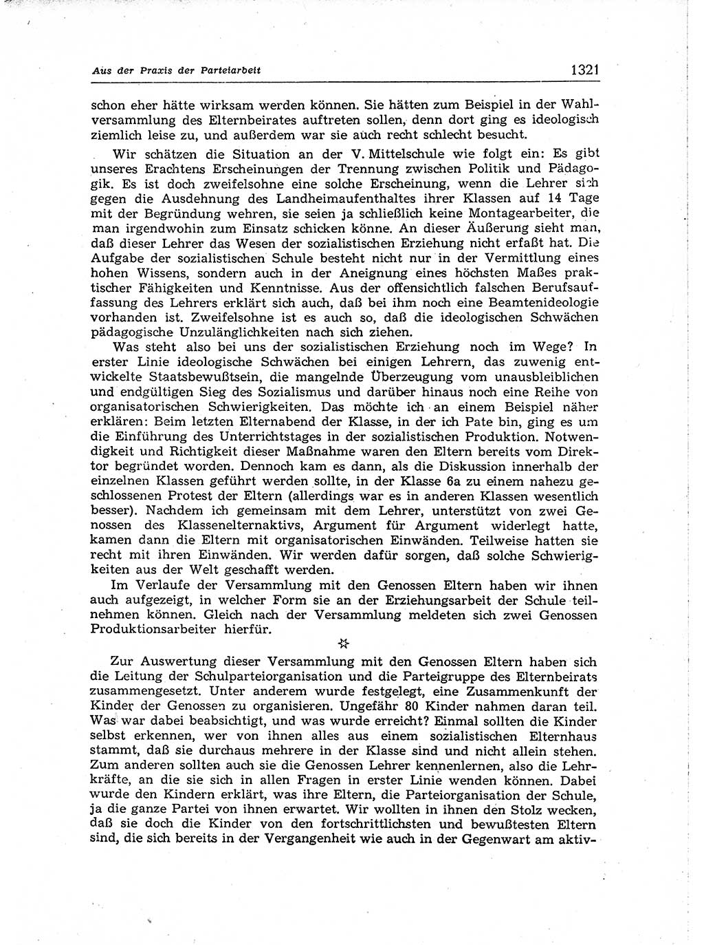 Neuer Weg (NW), Organ des Zentralkomitees (ZK) der SED (Sozialistische Einheitspartei Deutschlands) für Fragen des Parteiaufbaus und des Parteilebens, [Deutsche Demokratische Republik (DDR)] 13. Jahrgang 1958, Seite 1321 (NW ZK SED DDR 1958, S. 1321)