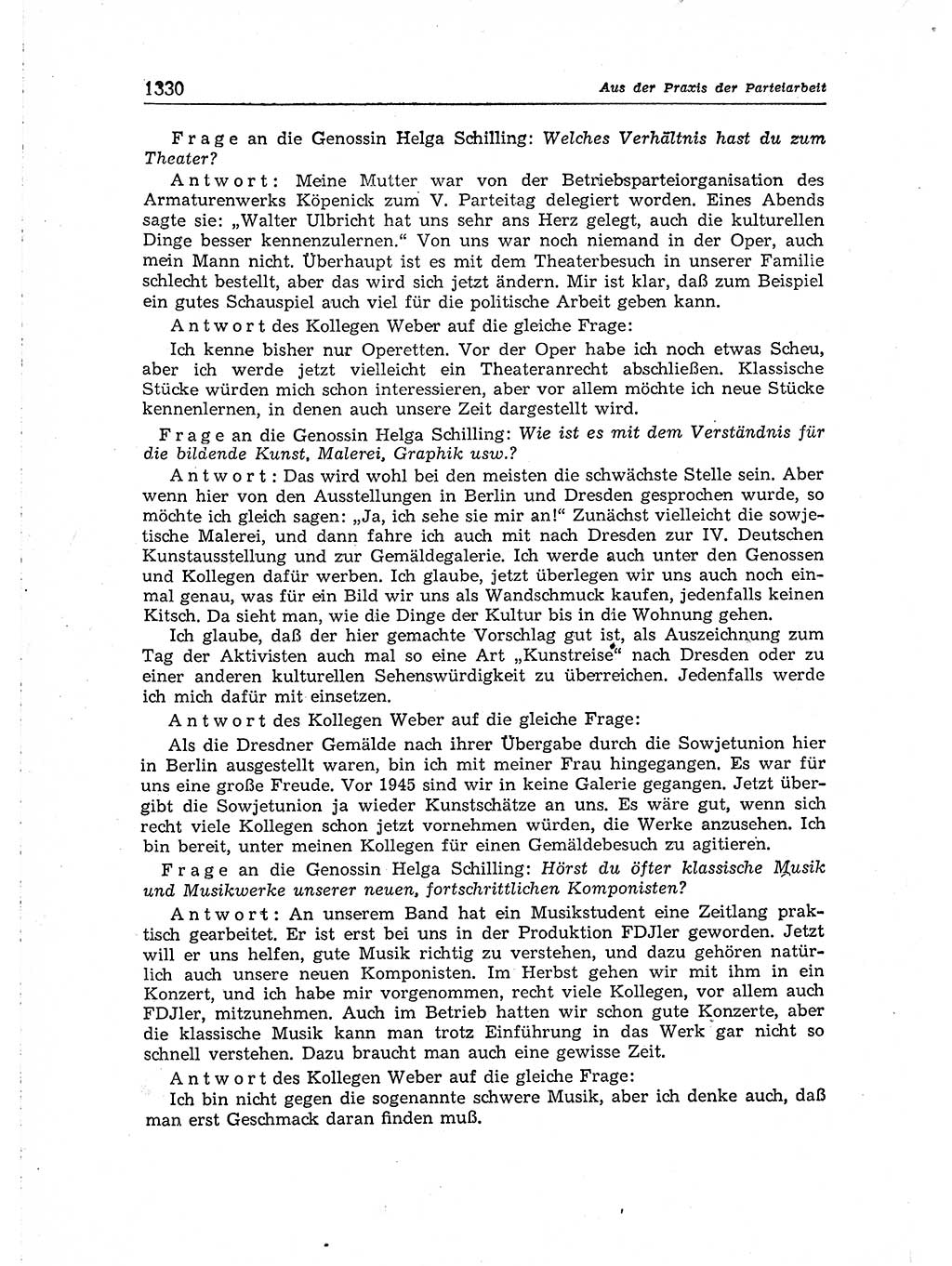 Neuer Weg (NW), Organ des Zentralkomitees (ZK) der SED (Sozialistische Einheitspartei Deutschlands) für Fragen des Parteiaufbaus und des Parteilebens, [Deutsche Demokratische Republik (DDR)] 13. Jahrgang 1958, Seite 1330 (NW ZK SED DDR 1958, S. 1330)