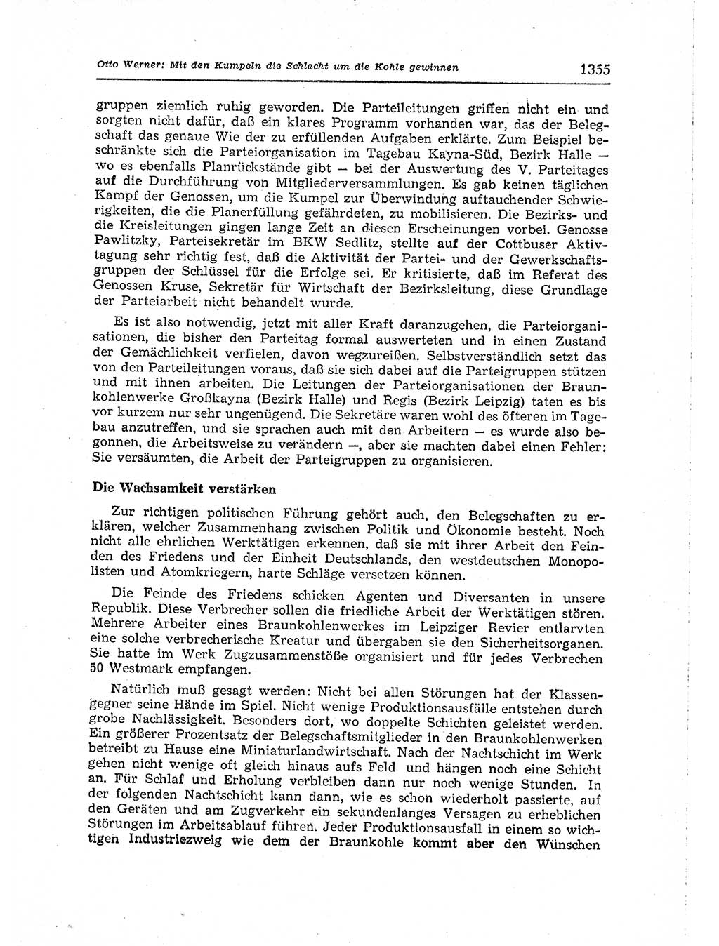 Neuer Weg (NW), Organ des Zentralkomitees (ZK) der SED (Sozialistische Einheitspartei Deutschlands) für Fragen des Parteiaufbaus und des Parteilebens, [Deutsche Demokratische Republik (DDR)] 13. Jahrgang 1958, Seite 1355 (NW ZK SED DDR 1958, S. 1355)