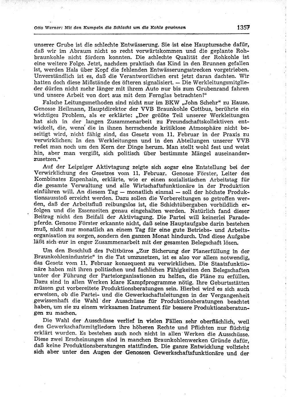 Neuer Weg (NW), Organ des Zentralkomitees (ZK) der SED (Sozialistische Einheitspartei Deutschlands) für Fragen des Parteiaufbaus und des Parteilebens, [Deutsche Demokratische Republik (DDR)] 13. Jahrgang 1958, Seite 1357 (NW ZK SED DDR 1958, S. 1357)