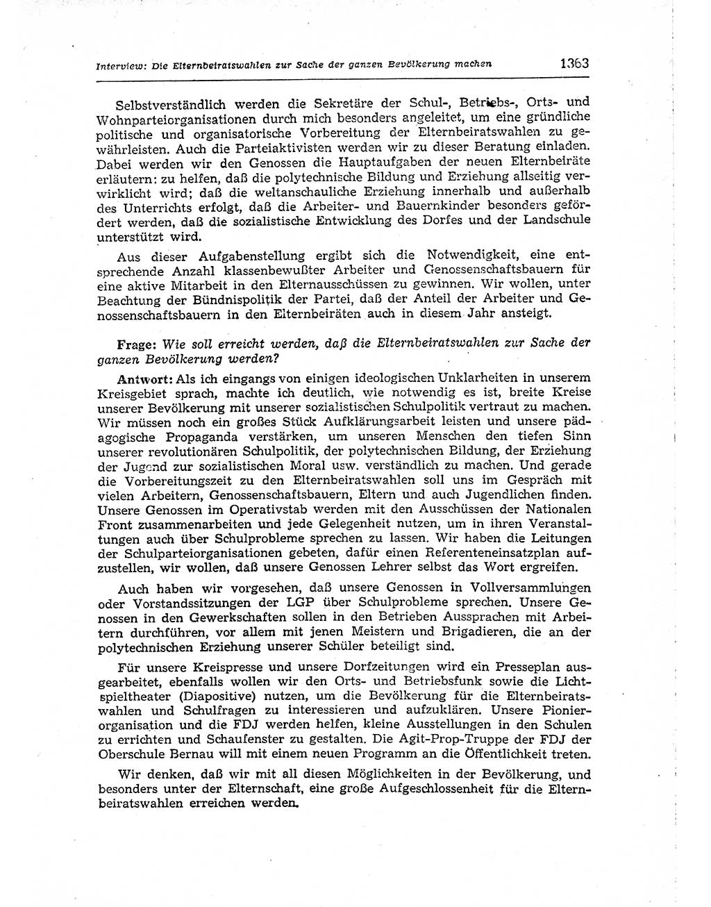 Neuer Weg (NW), Organ des Zentralkomitees (ZK) der SED (Sozialistische Einheitspartei Deutschlands) für Fragen des Parteiaufbaus und des Parteilebens, [Deutsche Demokratische Republik (DDR)] 13. Jahrgang 1958, Seite 1363 (NW ZK SED DDR 1958, S. 1363)