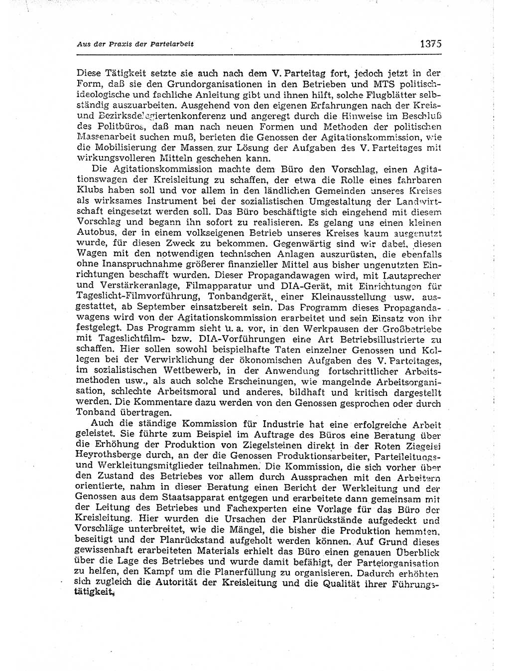 Neuer Weg (NW), Organ des Zentralkomitees (ZK) der SED (Sozialistische Einheitspartei Deutschlands) für Fragen des Parteiaufbaus und des Parteilebens, [Deutsche Demokratische Republik (DDR)] 13. Jahrgang 1958, Seite 1375 (NW ZK SED DDR 1958, S. 1375)