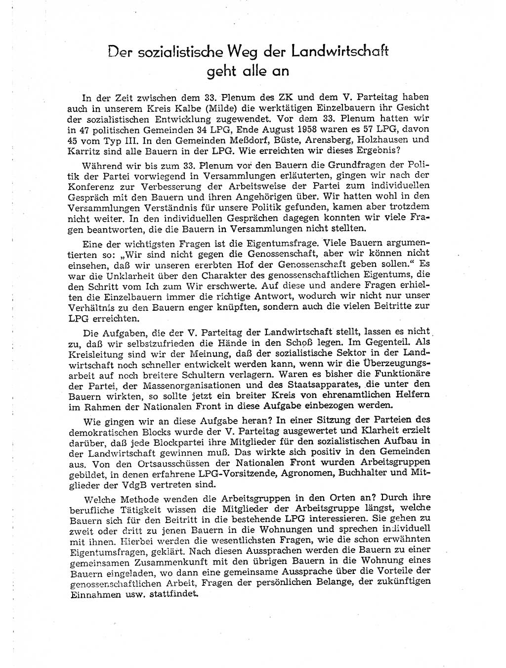 Neuer Weg (NW), Organ des Zentralkomitees (ZK) der SED (Sozialistische Einheitspartei Deutschlands) für Fragen des Parteiaufbaus und des Parteilebens, [Deutsche Demokratische Republik (DDR)] 13. Jahrgang 1958, Seite 1390 (NW ZK SED DDR 1958, S. 1390)