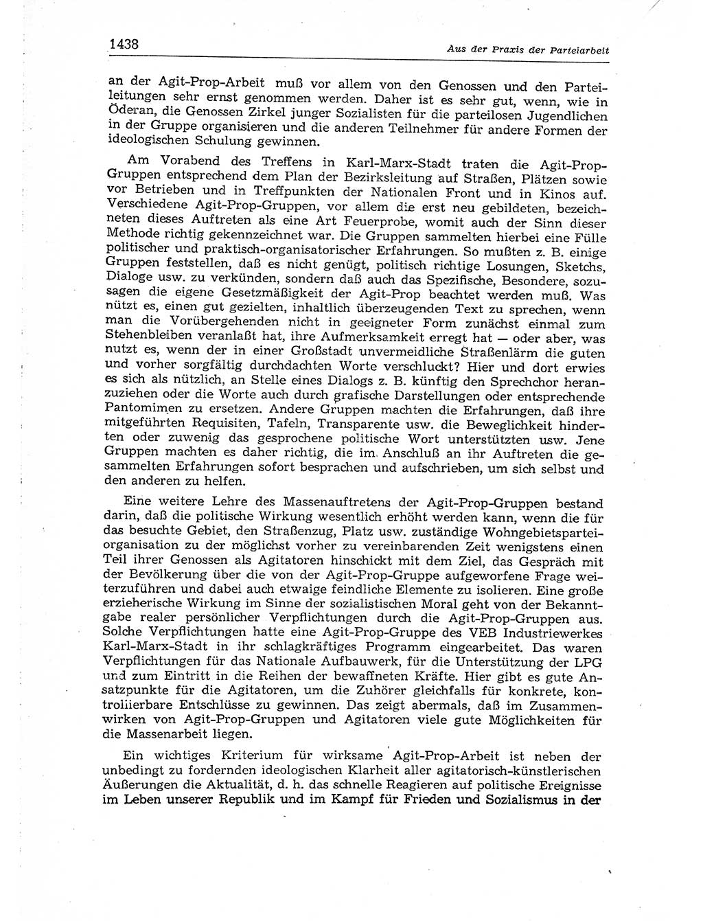 Neuer Weg (NW), Organ des Zentralkomitees (ZK) der SED (Sozialistische Einheitspartei Deutschlands) für Fragen des Parteiaufbaus und des Parteilebens, [Deutsche Demokratische Republik (DDR)] 13. Jahrgang 1958, Seite 1438 (NW ZK SED DDR 1958, S. 1438)