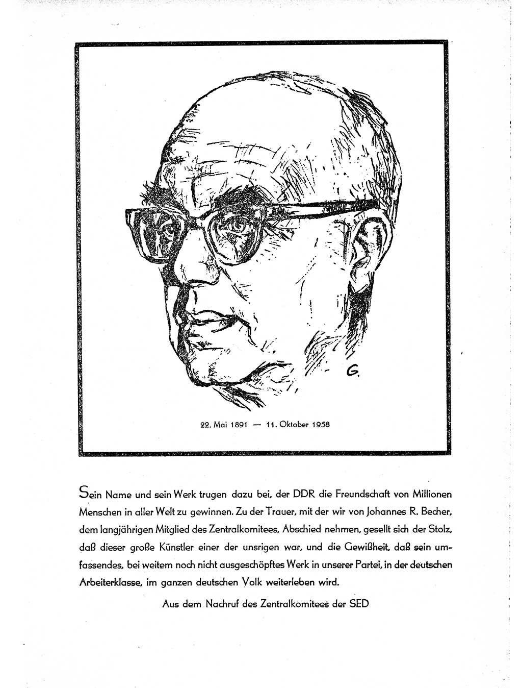 Neuer Weg (NW), Organ des Zentralkomitees (ZK) der SED (Sozialistische Einheitspartei Deutschlands) für Fragen des Parteiaufbaus und des Parteilebens, [Deutsche Demokratische Republik (DDR)] 13. Jahrgang 1958, Seite 1475 (NW ZK SED DDR 1958, S. 1475)