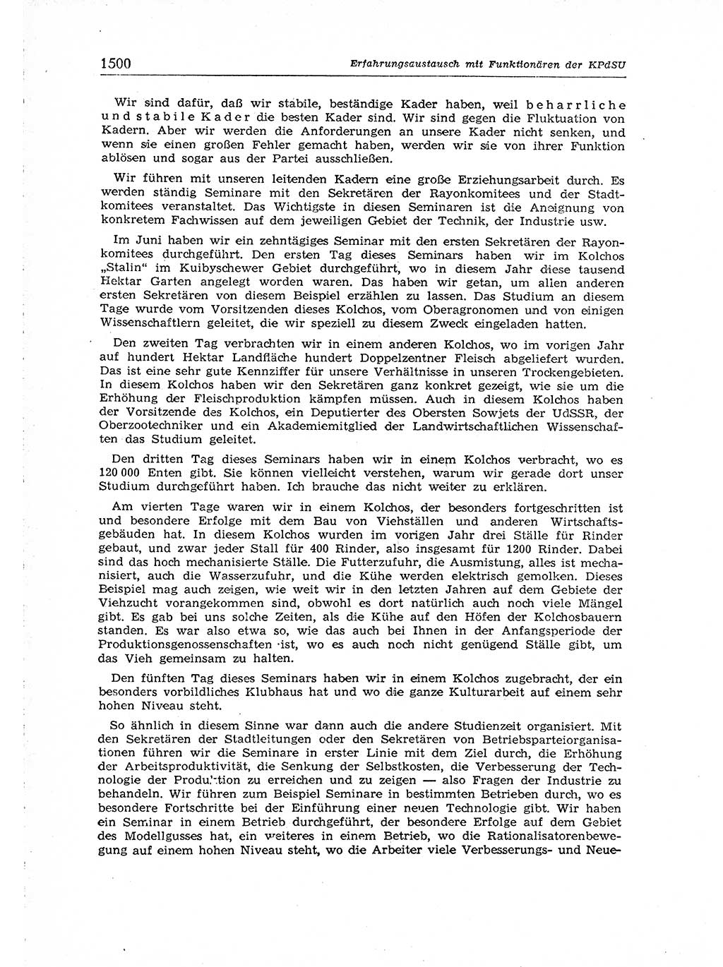 Neuer Weg (NW), Organ des Zentralkomitees (ZK) der SED (Sozialistische Einheitspartei Deutschlands) für Fragen des Parteiaufbaus und des Parteilebens, [Deutsche Demokratische Republik (DDR)] 13. Jahrgang 1958, Seite 1500 (NW ZK SED DDR 1958, S. 1500)