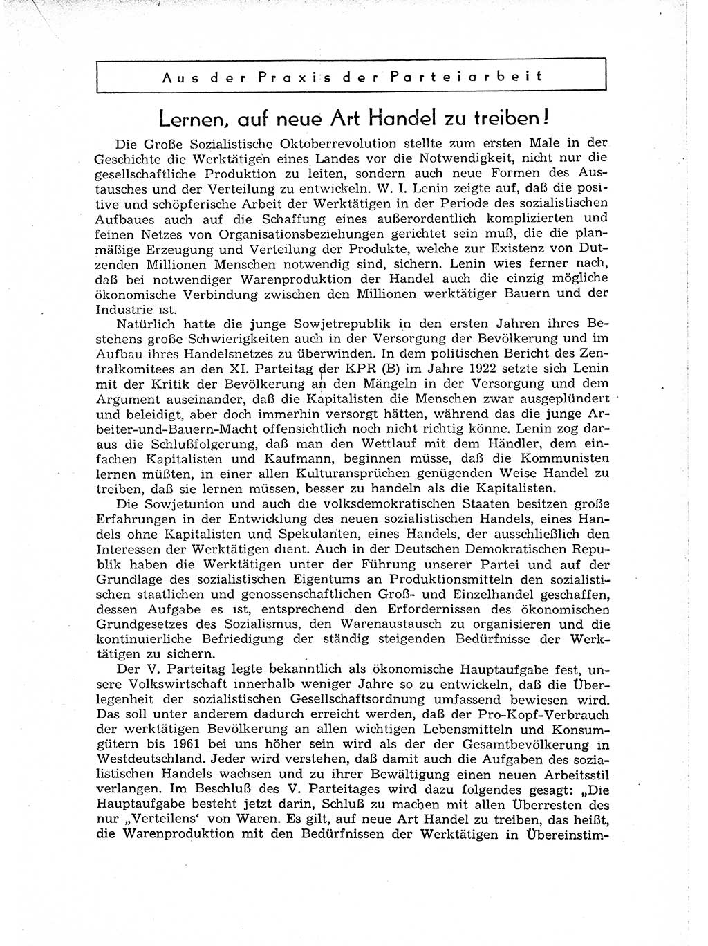 Neuer Weg (NW), Organ des Zentralkomitees (ZK) der SED (Sozialistische Einheitspartei Deutschlands) für Fragen des Parteiaufbaus und des Parteilebens, [Deutsche Demokratische Republik (DDR)] 13. Jahrgang 1958, Seite 1505 (NW ZK SED DDR 1958, S. 1505)