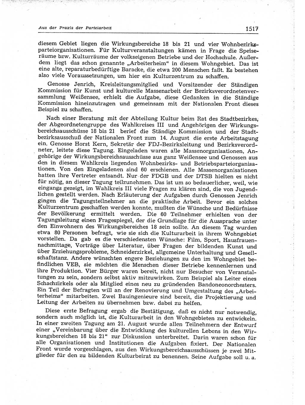 Neuer Weg (NW), Organ des Zentralkomitees (ZK) der SED (Sozialistische Einheitspartei Deutschlands) für Fragen des Parteiaufbaus und des Parteilebens, [Deutsche Demokratische Republik (DDR)] 13. Jahrgang 1958, Seite 1517 (NW ZK SED DDR 1958, S. 1517)