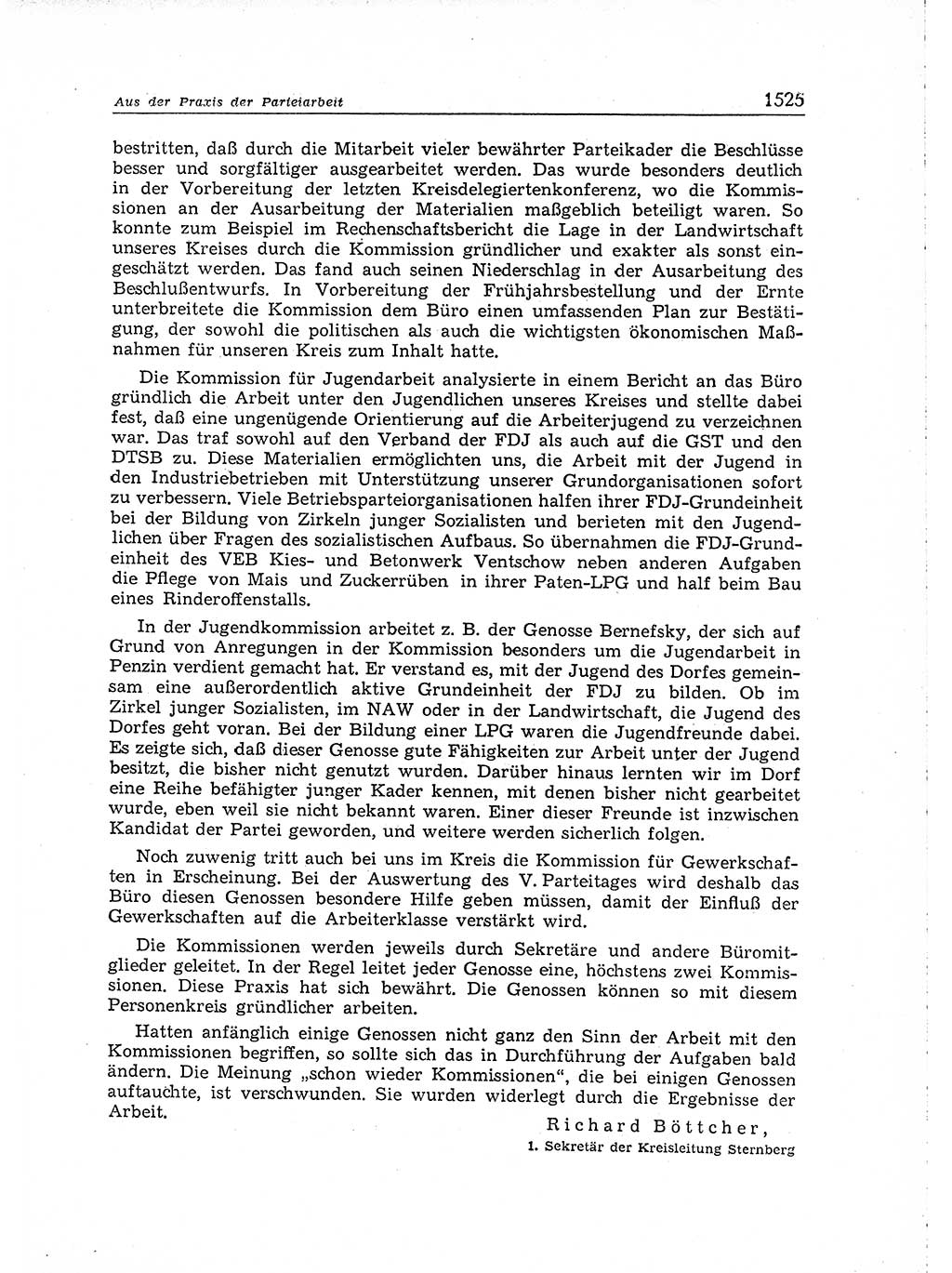 Neuer Weg (NW), Organ des Zentralkomitees (ZK) der SED (Sozialistische Einheitspartei Deutschlands) für Fragen des Parteiaufbaus und des Parteilebens, [Deutsche Demokratische Republik (DDR)] 13. Jahrgang 1958, Seite 1525 (NW ZK SED DDR 1958, S. 1525)