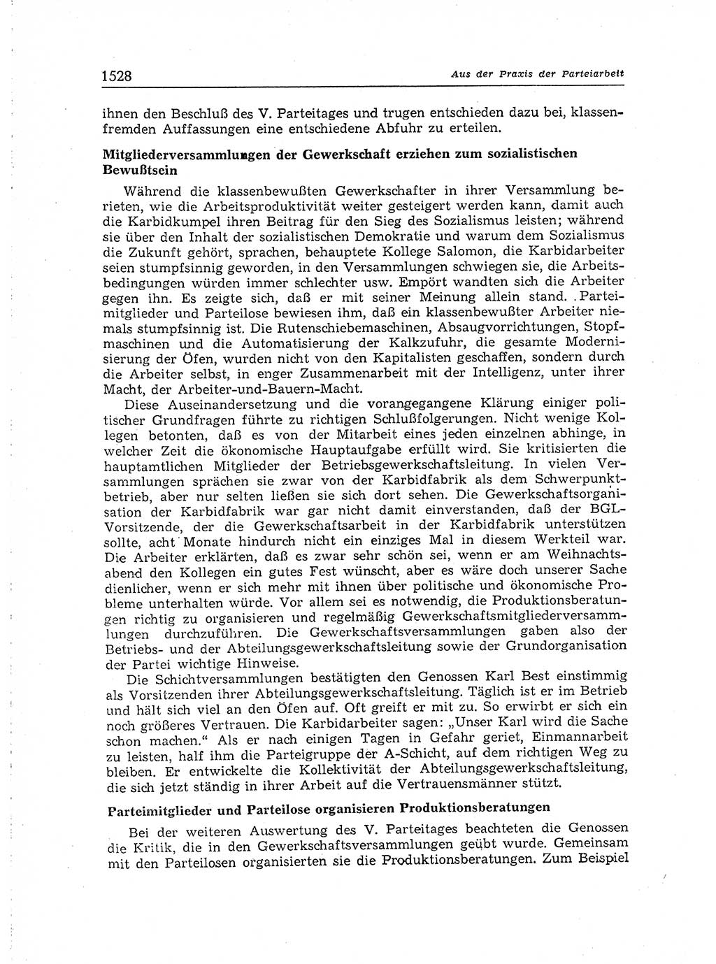 Neuer Weg (NW), Organ des Zentralkomitees (ZK) der SED (Sozialistische Einheitspartei Deutschlands) für Fragen des Parteiaufbaus und des Parteilebens, [Deutsche Demokratische Republik (DDR)] 13. Jahrgang 1958, Seite 1528 (NW ZK SED DDR 1958, S. 1528)