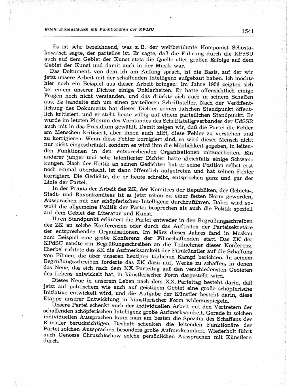 Neuer Weg (NW), Organ des Zentralkomitees (ZK) der SED (Sozialistische Einheitspartei Deutschlands) für Fragen des Parteiaufbaus und des Parteilebens, [Deutsche Demokratische Republik (DDR)] 13. Jahrgang 1958, Seite 1541 (NW ZK SED DDR 1958, S. 1541)