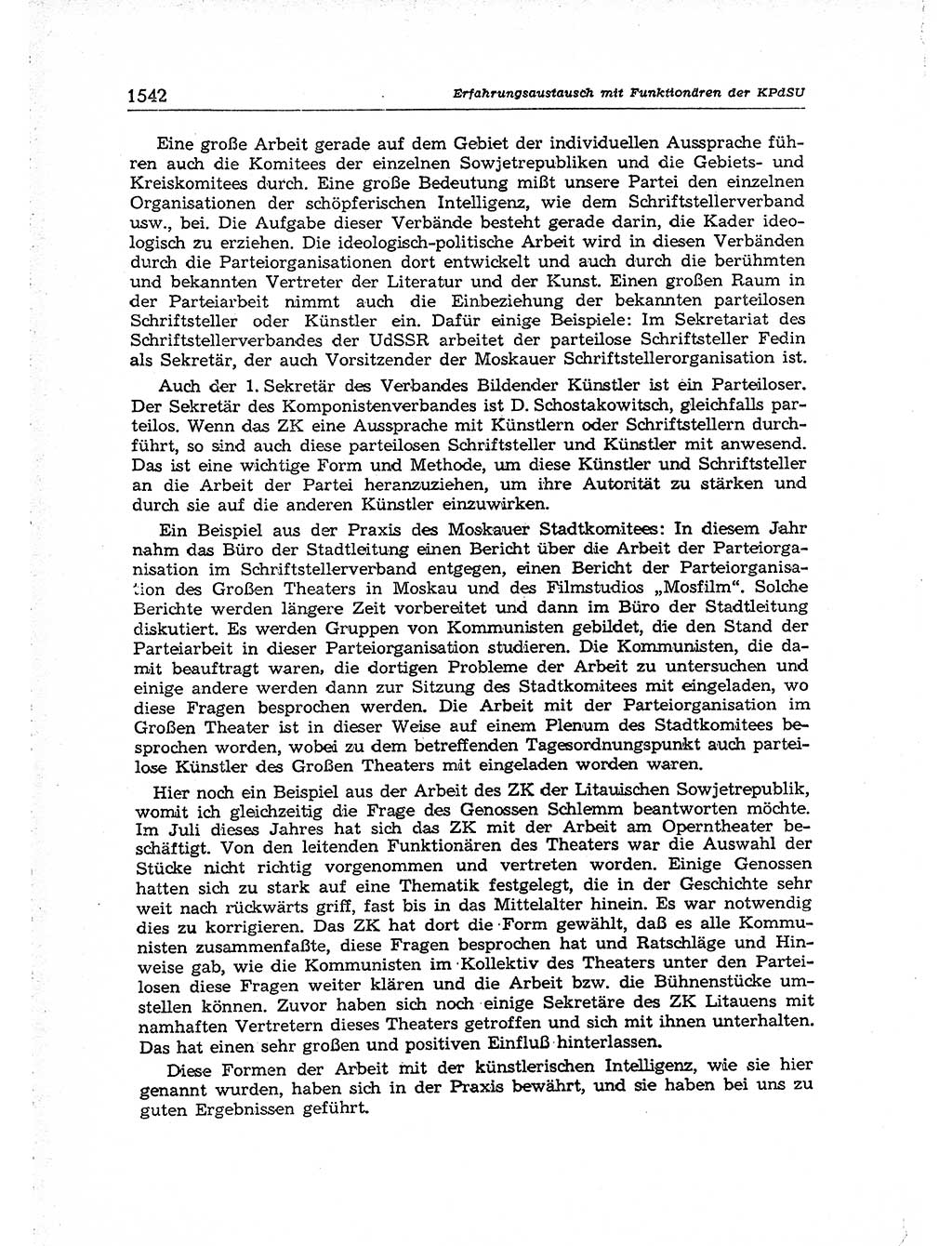 Neuer Weg (NW), Organ des Zentralkomitees (ZK) der SED (Sozialistische Einheitspartei Deutschlands) für Fragen des Parteiaufbaus und des Parteilebens, [Deutsche Demokratische Republik (DDR)] 13. Jahrgang 1958, Seite 1542 (NW ZK SED DDR 1958, S. 1542)