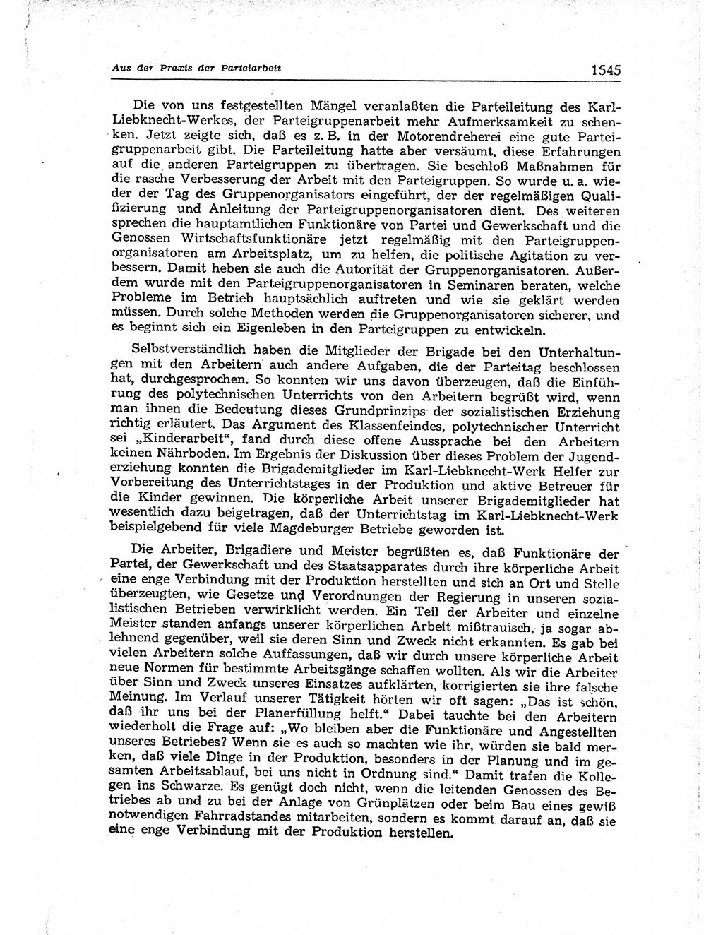 Neuer Weg (NW), Organ des Zentralkomitees (ZK) der SED (Sozialistische Einheitspartei Deutschlands) für Fragen des Parteiaufbaus und des Parteilebens, [Deutsche Demokratische Republik (DDR)] 13. Jahrgang 1958, Seite 1545 (NW ZK SED DDR 1958, S. 1545)