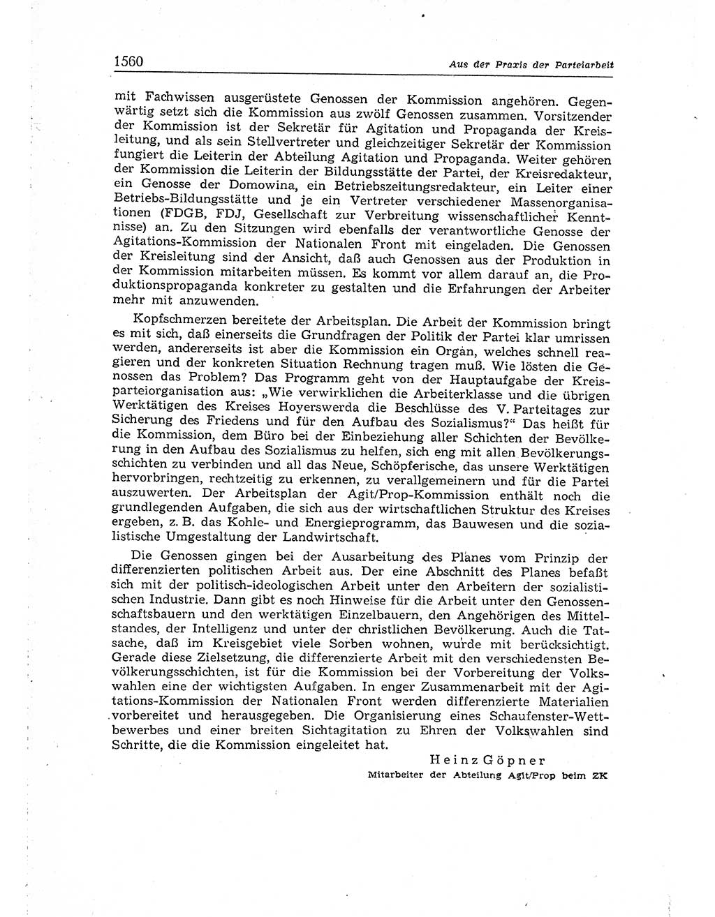 Neuer Weg (NW), Organ des Zentralkomitees (ZK) der SED (Sozialistische Einheitspartei Deutschlands) für Fragen des Parteiaufbaus und des Parteilebens, [Deutsche Demokratische Republik (DDR)] 13. Jahrgang 1958, Seite 1560 (NW ZK SED DDR 1958, S. 1560)