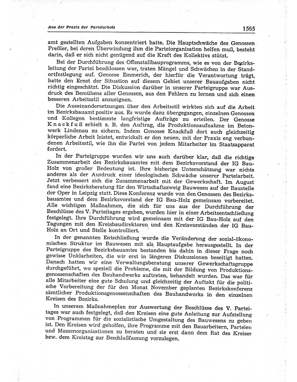 Neuer Weg (NW), Organ des Zentralkomitees (ZK) der SED (Sozialistische Einheitspartei Deutschlands) für Fragen des Parteiaufbaus und des Parteilebens, [Deutsche Demokratische Republik (DDR)] 13. Jahrgang 1958, Seite 1565 (NW ZK SED DDR 1958, S. 1565)